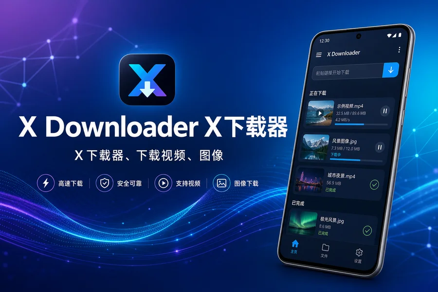 X Downloader v2.3.15 解锁高级版 —— 全能视频图片下载利器，支持无水印保存社媒内容