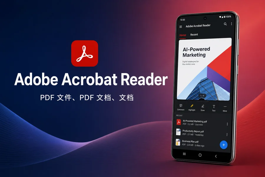 Adobe Acrobat Reader Pro v26.4.3.44673 for Android 解锁专业版 —— PDF 阅读、编辑、转换一站搞定的移动办公利器
