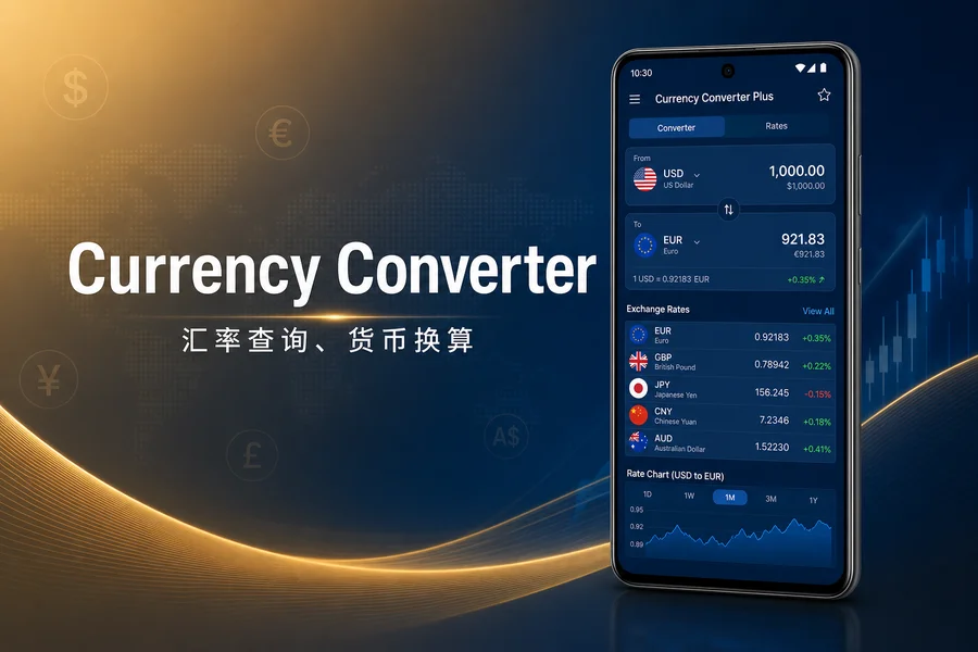 货币换算器 Plus v3.3.1 解锁付费加强版 —— 出国旅行必备的离线汇率神器