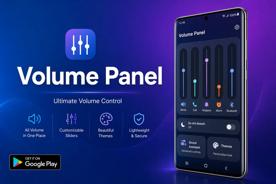 音量面板「Volume Panel Pro」v30.03 解锁专业版 —— Android原生风格音量控制面板
