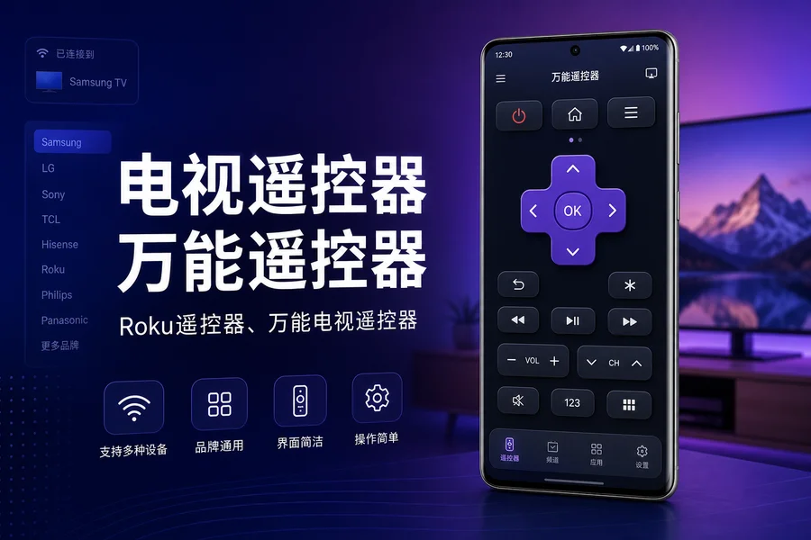电视遥控器「TV Remote Universal Remote」v49.0 解锁高级版 —— 手机秒变万能遥控器
