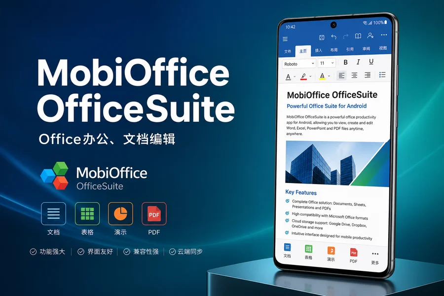 MobiOffice 原 OfficeSuite Pro v16.4.60062 直装解锁高级版 —— 移动端最强 Office 办公套件