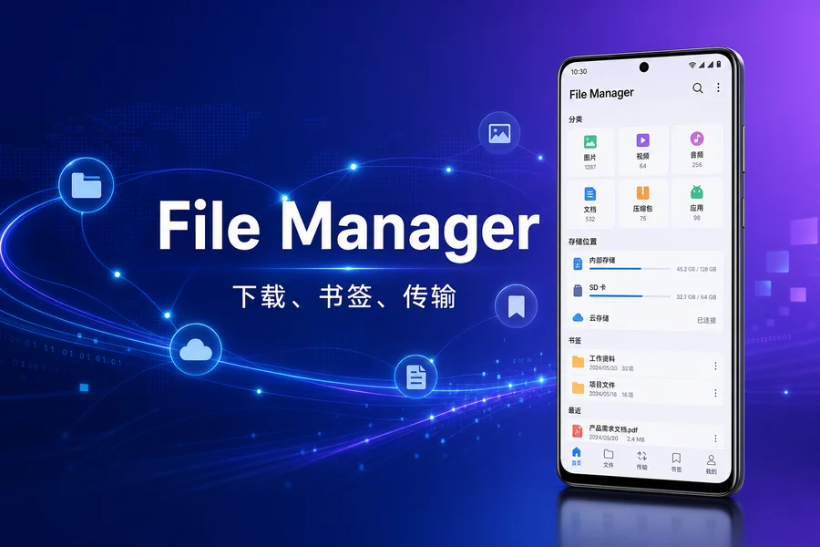 File Manager Pro+「文件管理器+」v3.7.8 直装付费高级版 —— 本地与云端文件统一管理
