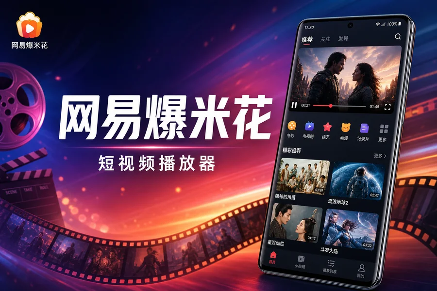 网易爆米花 v2.11.4 —— 直连网盘的媒体库影视播放器