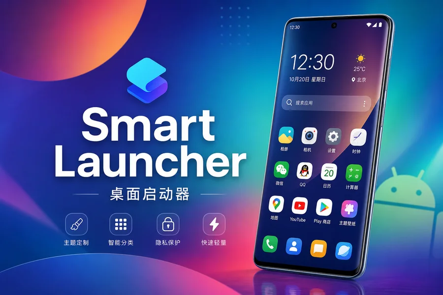 Smart Launcher v6.6.011 解锁专业版 —— 极简智能分类桌面启动器