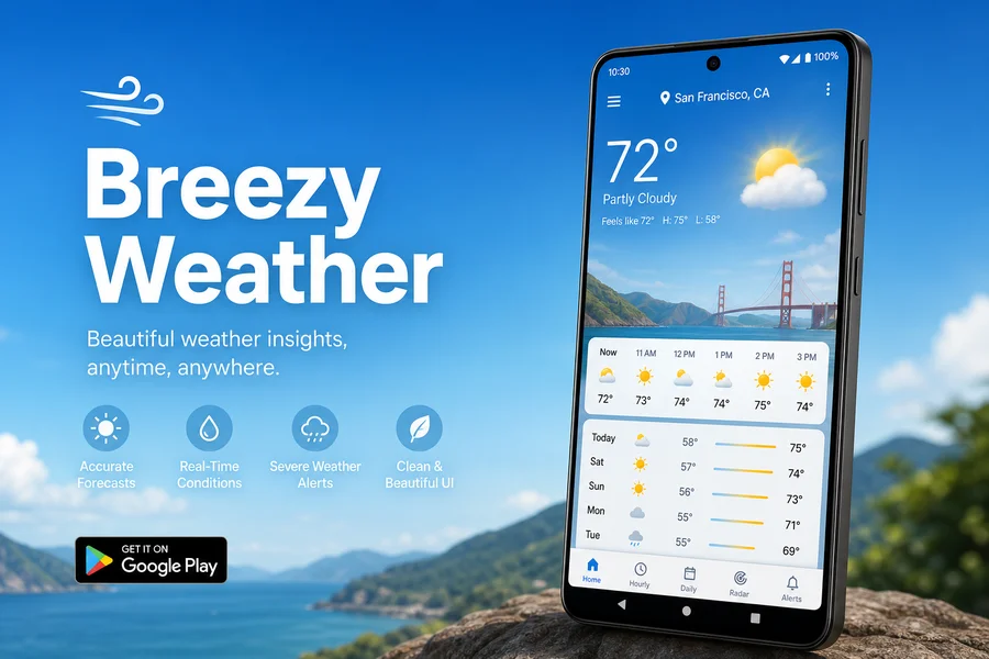 Breezy Weather（微风天气） v6.2.1 —— 开源天气应用，精准预报与可视化数据一目了然