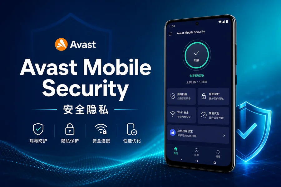 Avast Mobile Security v25.17.3 专业版 —— 全方位手机安全防护，含防病毒、防盗与 VPN