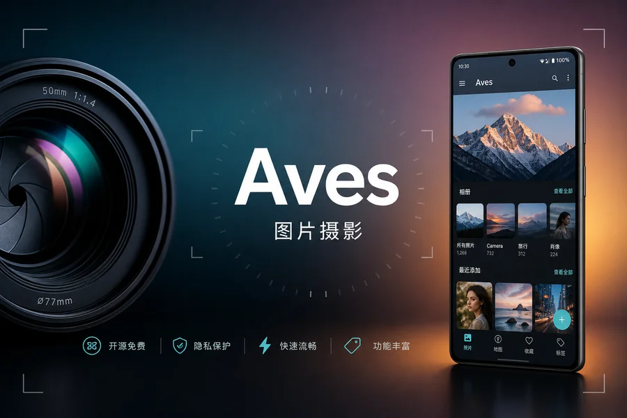 Aves Gallery v1.14.5 —— 开源安卓相册，支持丰富格式与 EXIF 元数据浏览