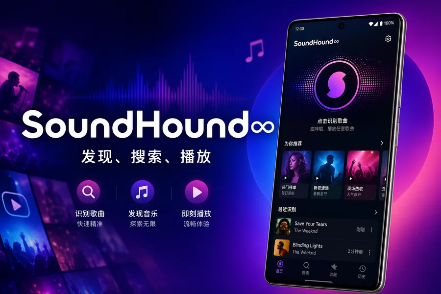 SoundHound∞ v10.5.7 直装已付费专业版 —— 听歌识曲的鼻祖级应用
