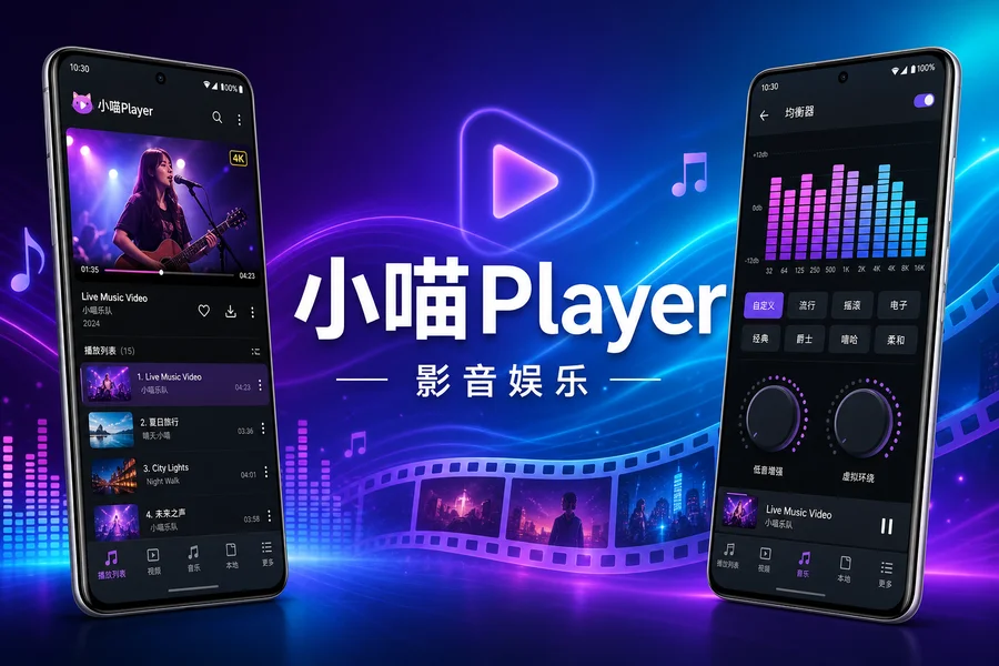 小喵Player v1.2.8 —— 支持实时超分的本地视频播放器