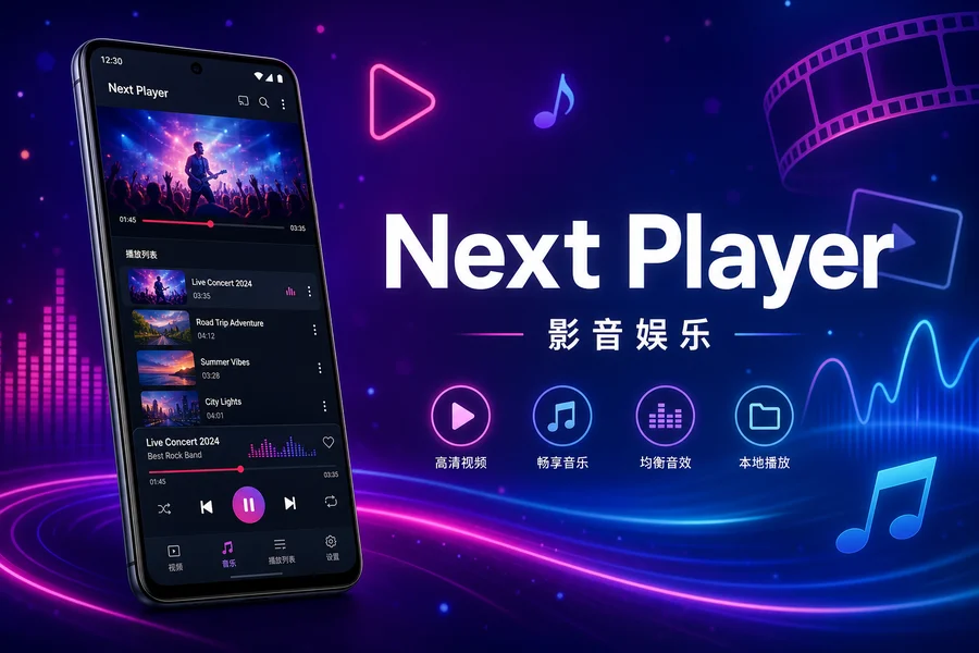 Next Player v0.16.3 —— 开源无广告的Material 3本地视频播放器