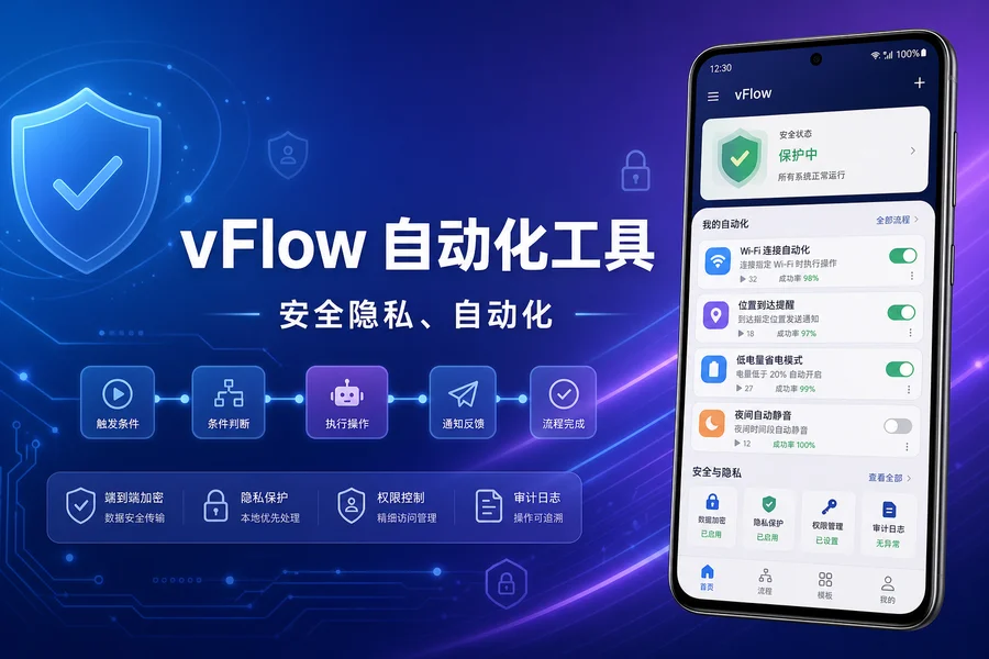 vFlow v1.5.2 —— 可视化模块化 Android 自动化工具