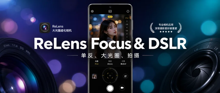 ReLens v4.2.1 解锁付款版 —— 用计算摄影在手机上实现单反级大光圈虚化效果
