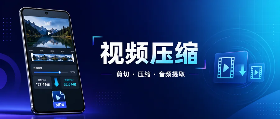 视频压缩 v2.0.22 直装解锁高级版 —— 视频与图片瘦身、剪切一体处理