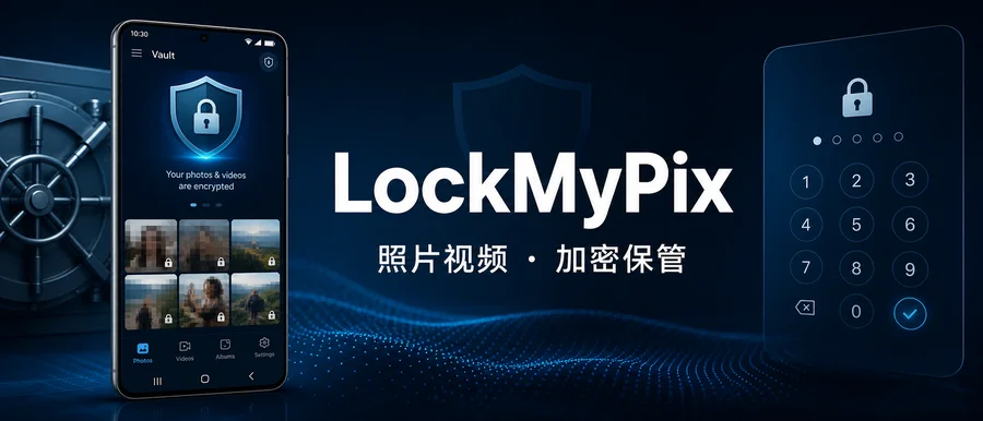 LockMyPix Pro v6.1.5.2 Gemini 解锁高级版 —— 为私密照片视频建立加密保管箱