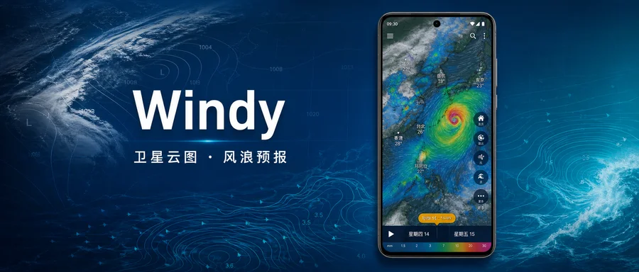Windy Premium v51.0.1 解锁高级版 —— 把风雨、云图与海浪放到一张地图里